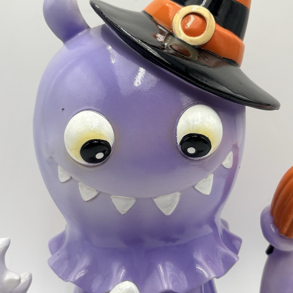 GHOULISH Halloween Coastal Octopus Ghosts Pumpkins Candy Corn Legs 16" - Picture 6 of 12